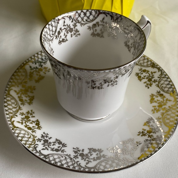 Silver and white tea set - Picture 3 of 10